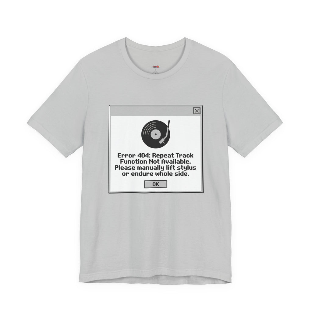 Error 404:  Vinyl Record T-Shirt