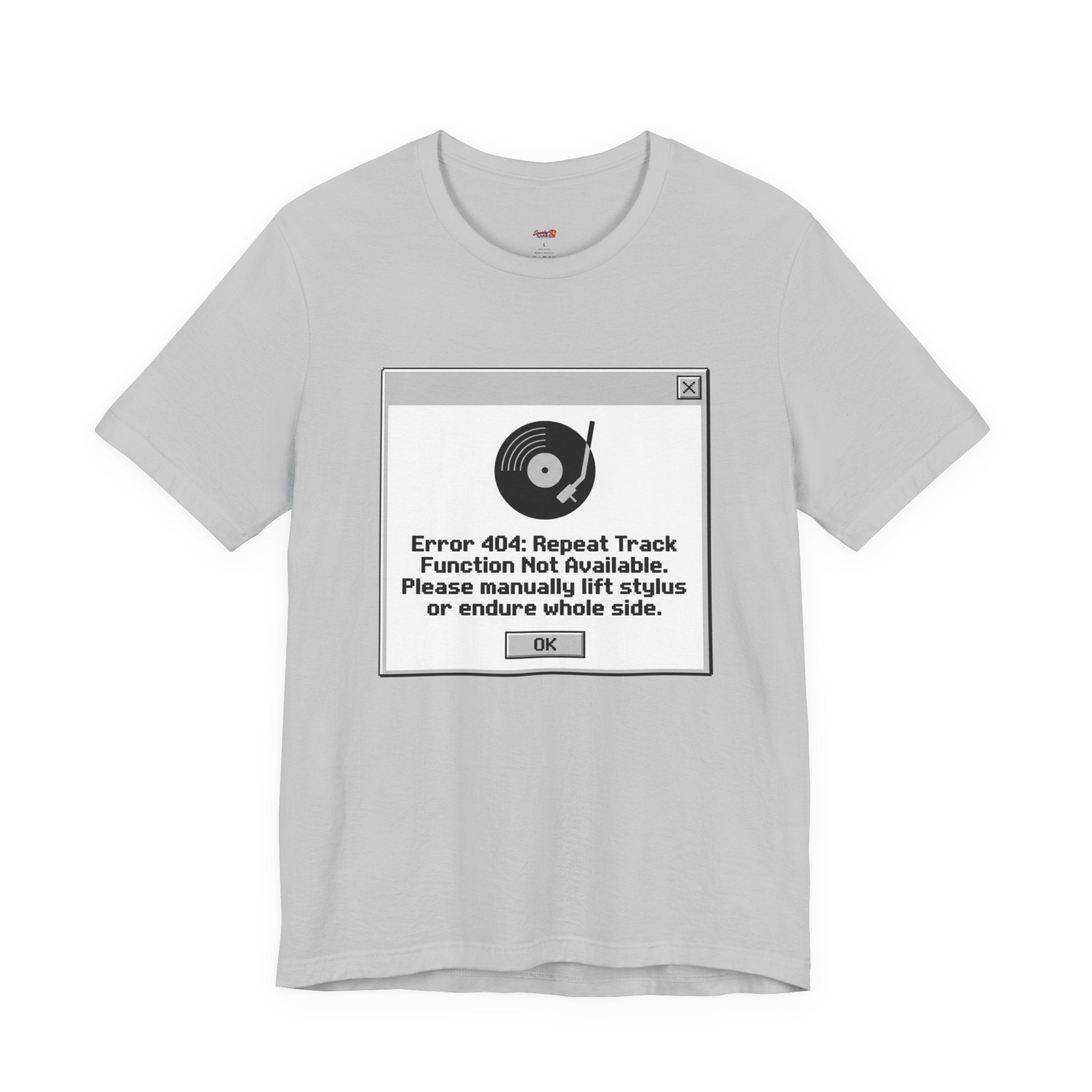 Error 404:  Vinyl Record T-Shirt