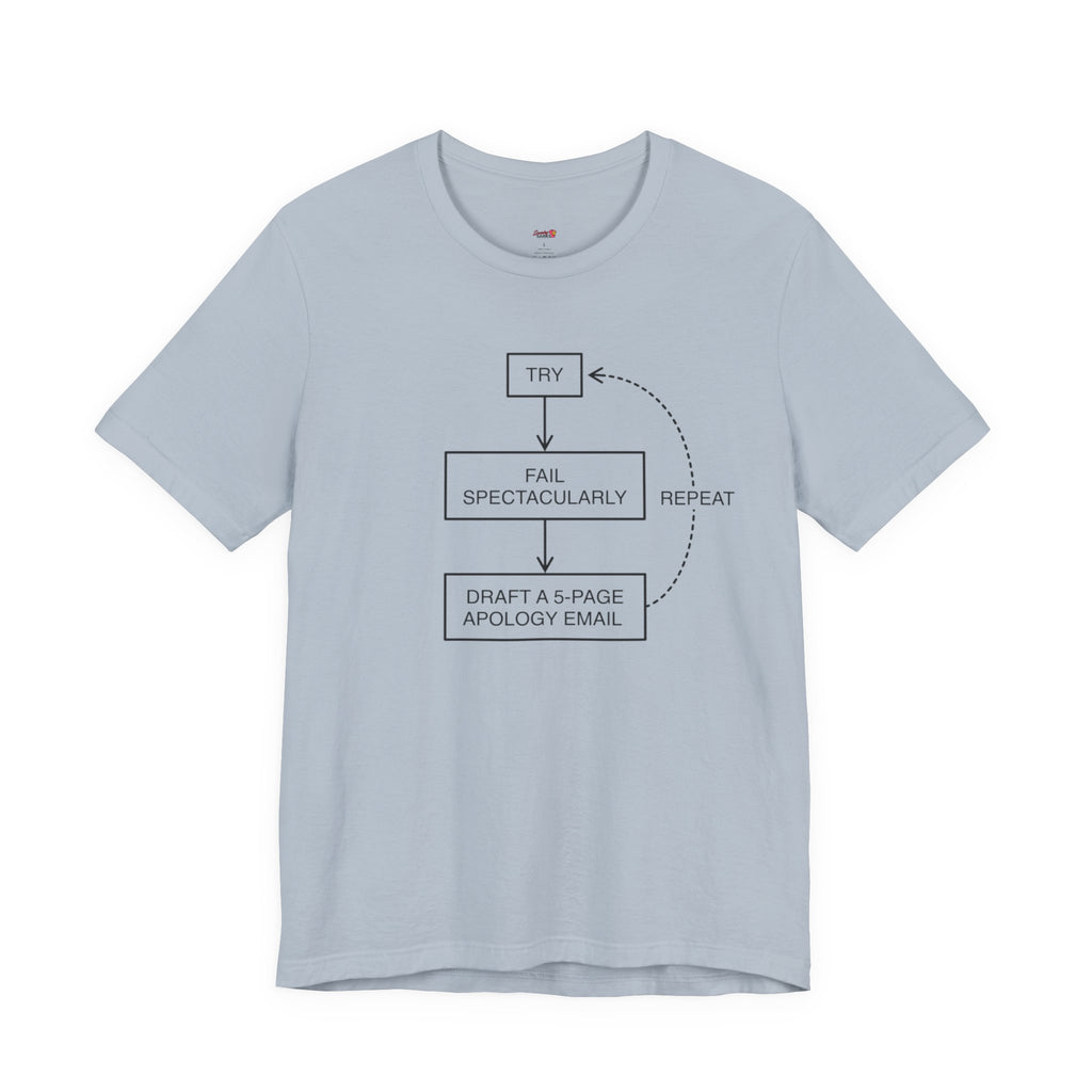 Try, Fail, Send a 5-Page Apology Email  T-Shirt
