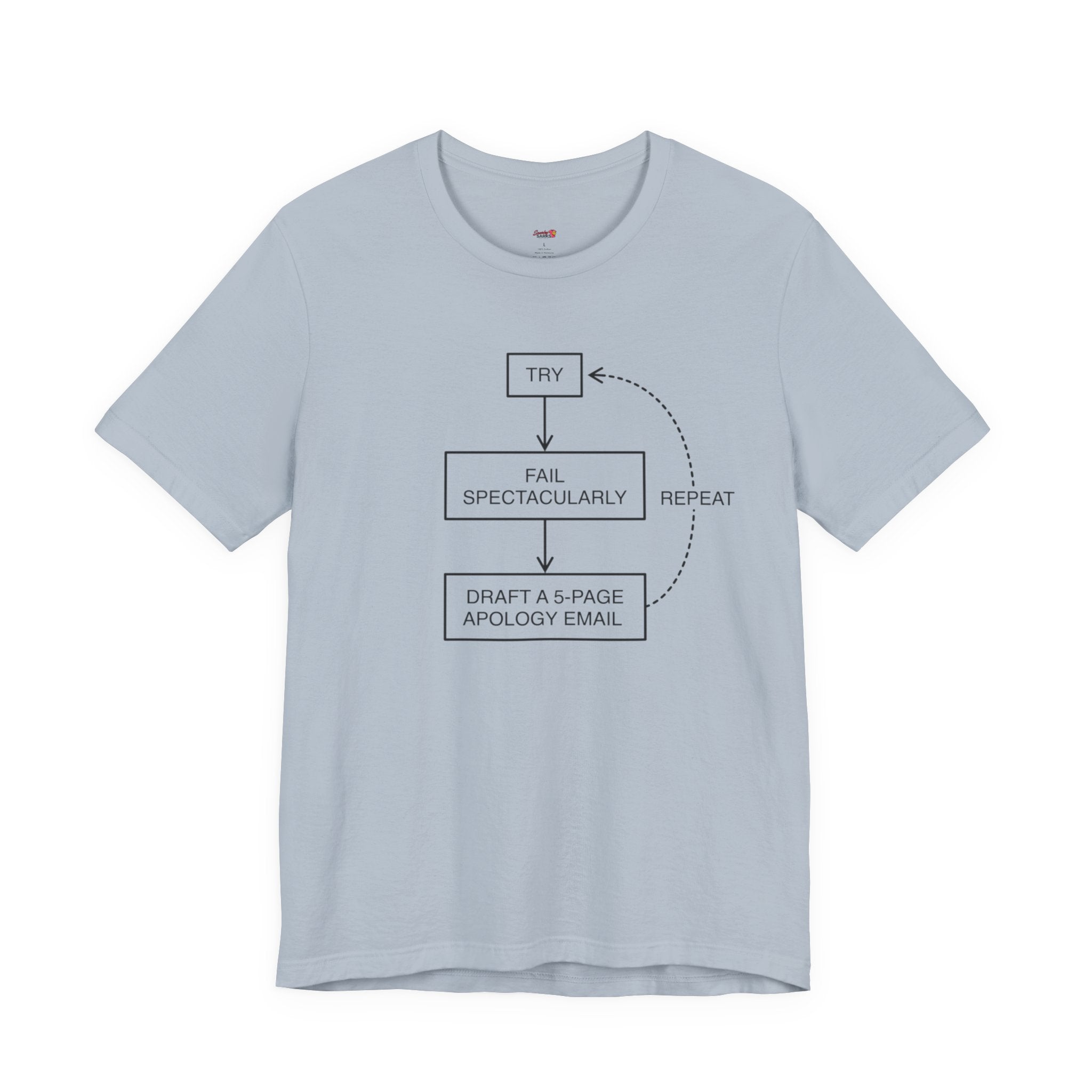 Try, Fail, Send a 5-Page Apology Email  T-Shirt