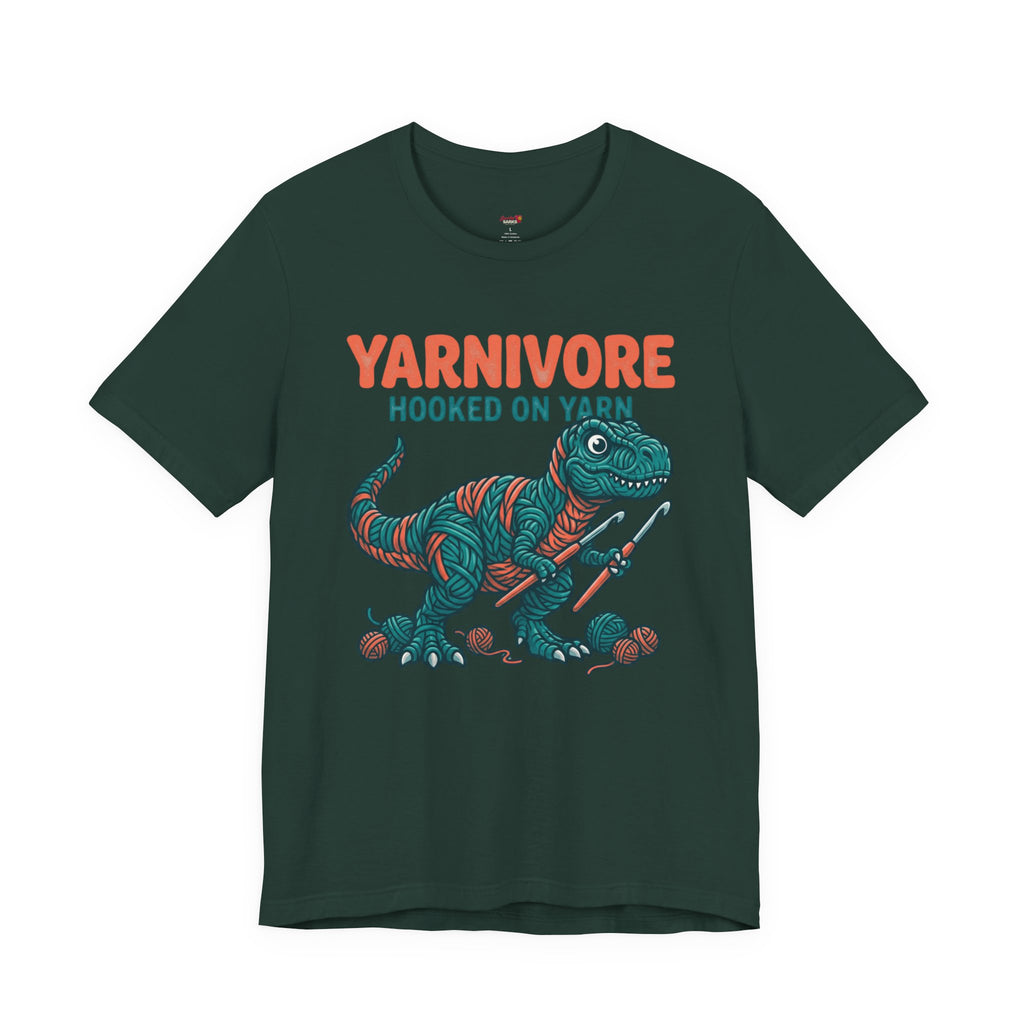 Yarnivore -- Hooked on Yarn T-Shirt