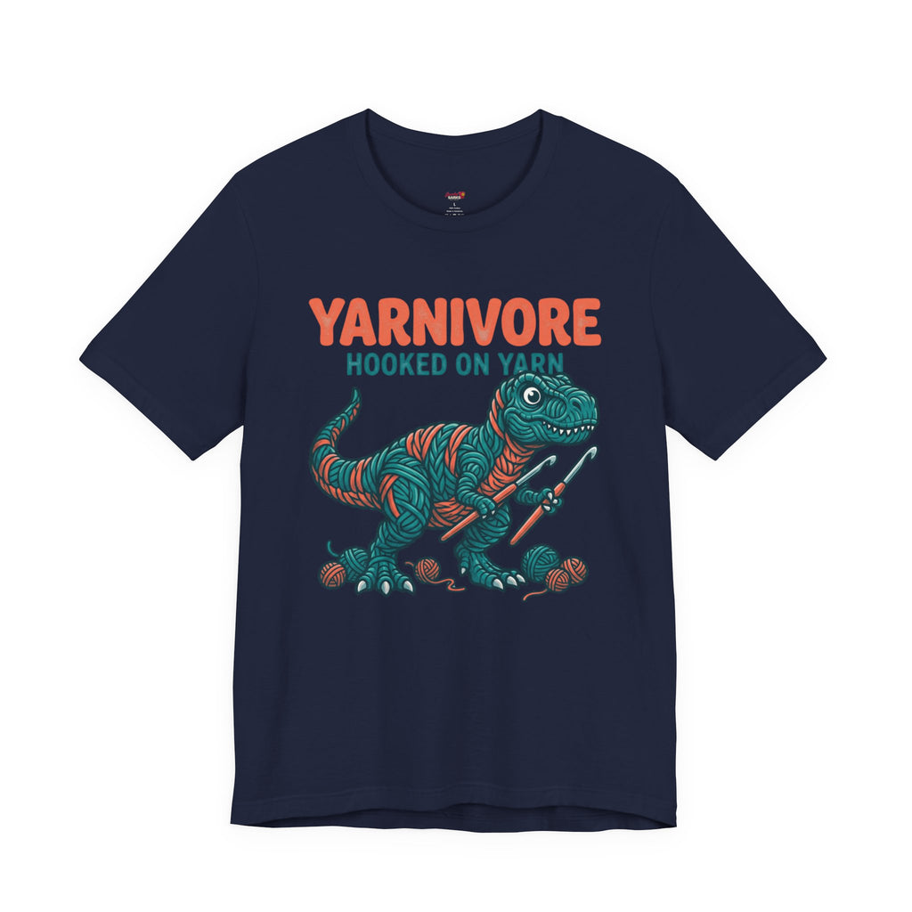 Yarnivore -- Hooked on Yarn T-Shirt