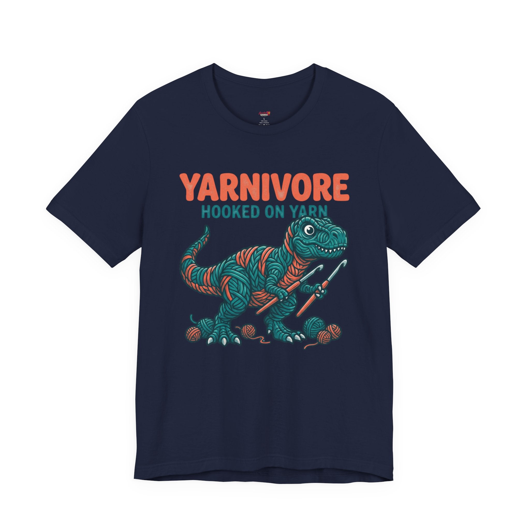 Yarnivore -- Hooked on Yarn T-Shirt