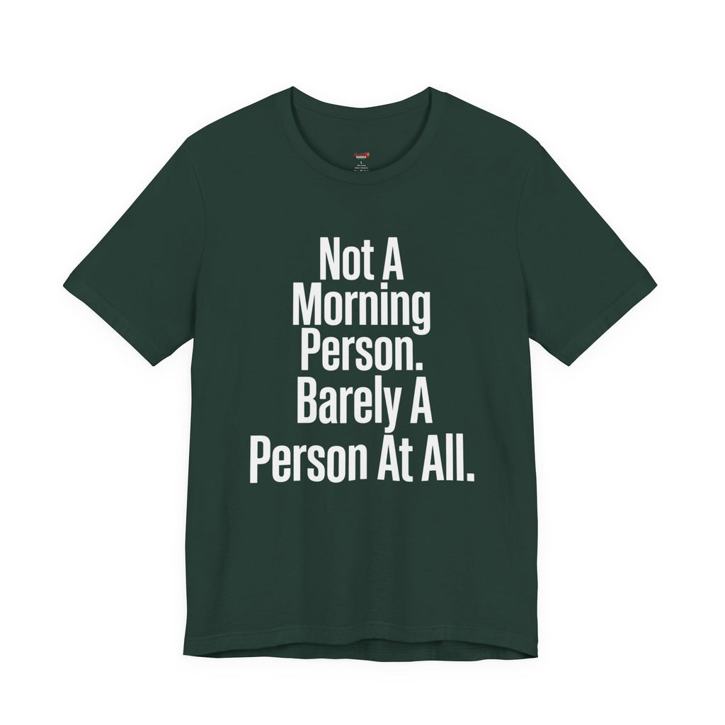 Not a Morning Person or a Person at All T-Shirt