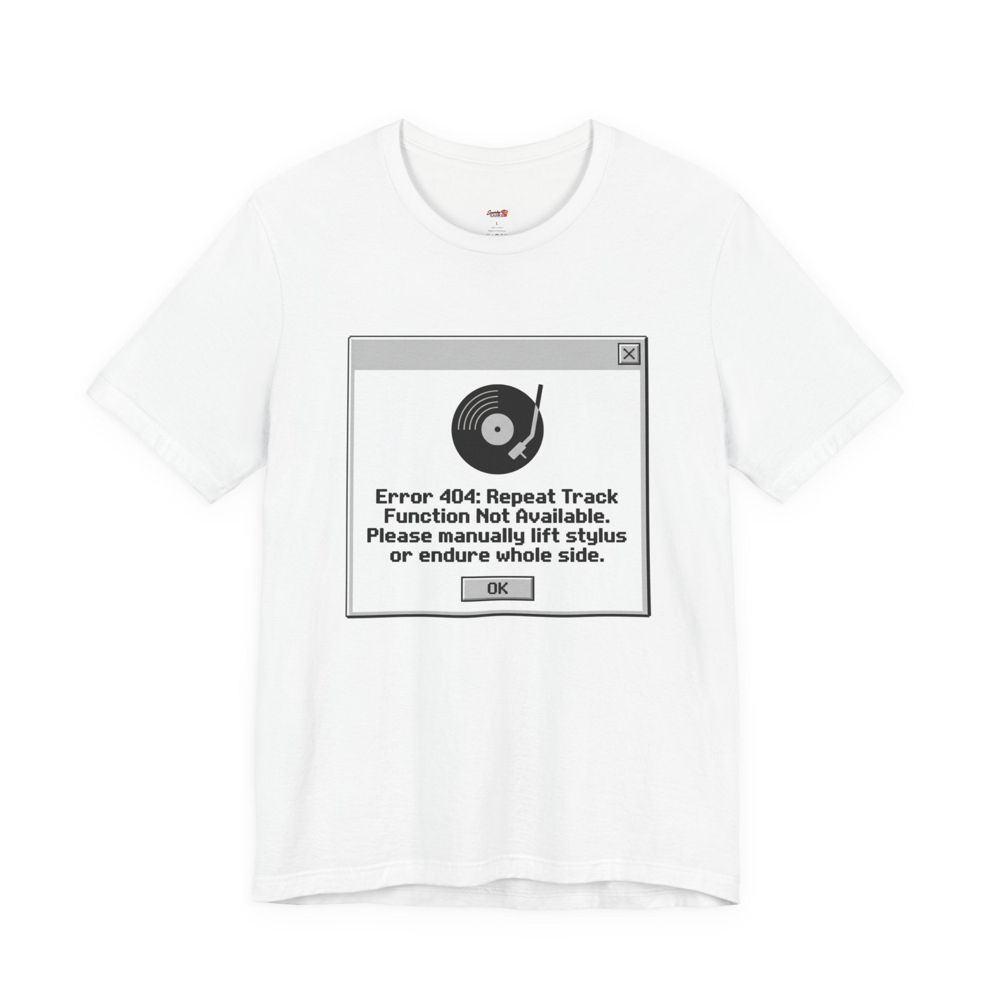 Error 404:  Vinyl Record T-Shirt