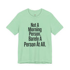 Not a Morning Person or a Person at All T-Shirt