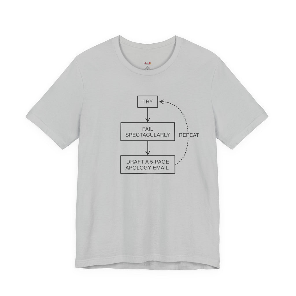 Try, Fail, Send a 5-Page Apology Email  T-Shirt