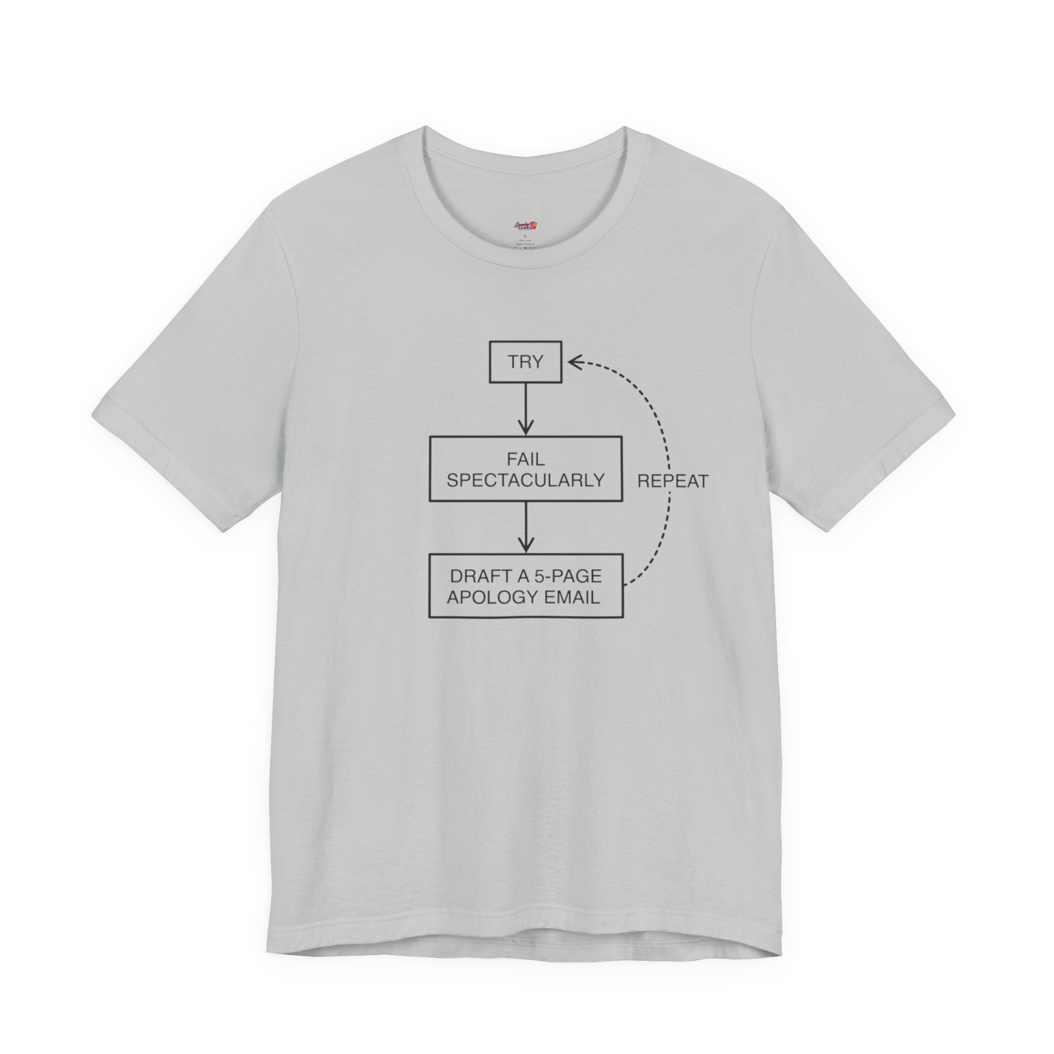Try, Fail, Send a 5-Page Apology Email  T-Shirt