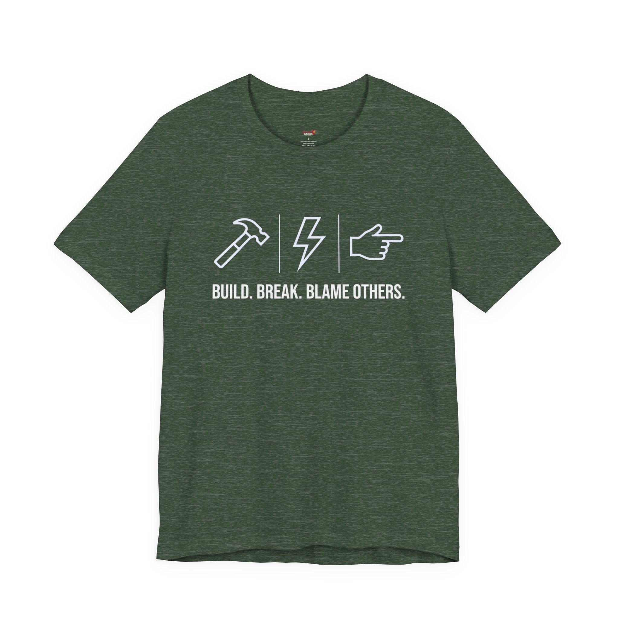 Build.  Break.  Blame Others.  T-Shirt