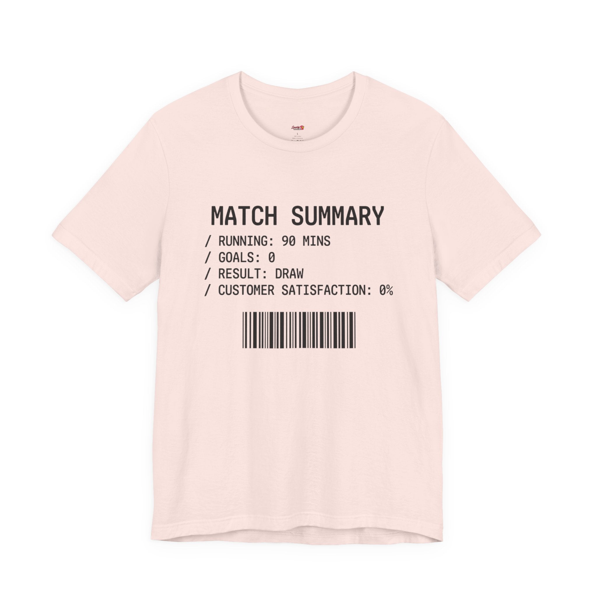 Match Summary -- 0% Satisfaction T-Shirt