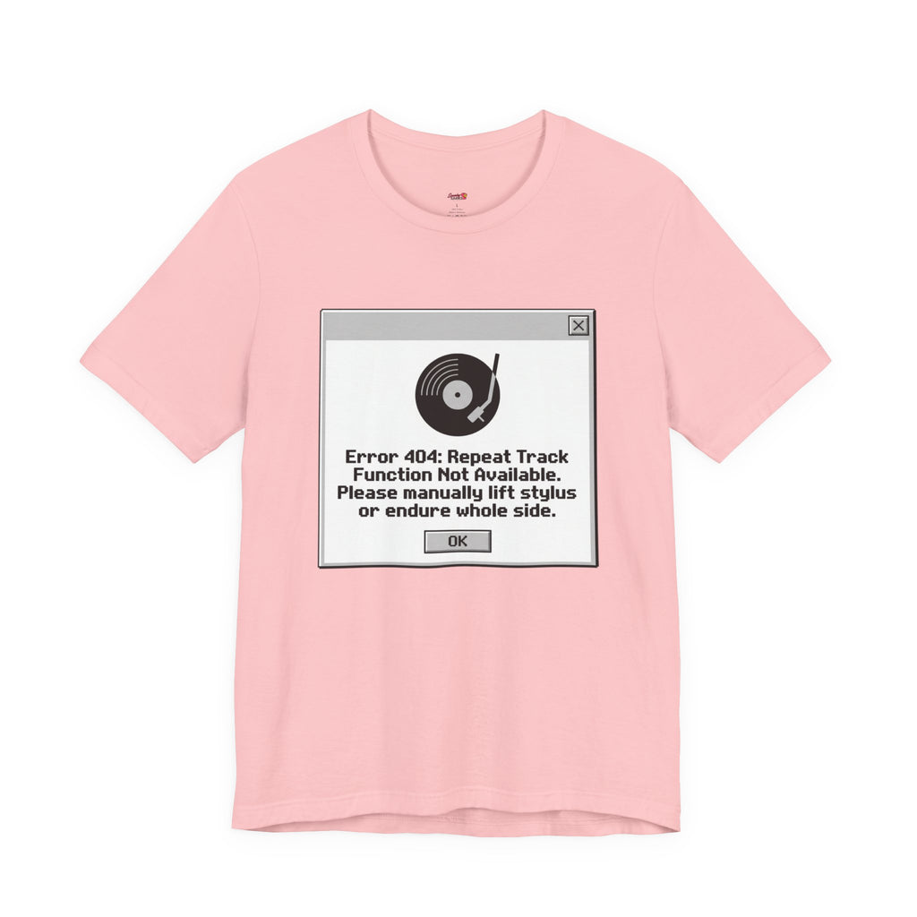 Error 404:  Vinyl Record T-Shirt