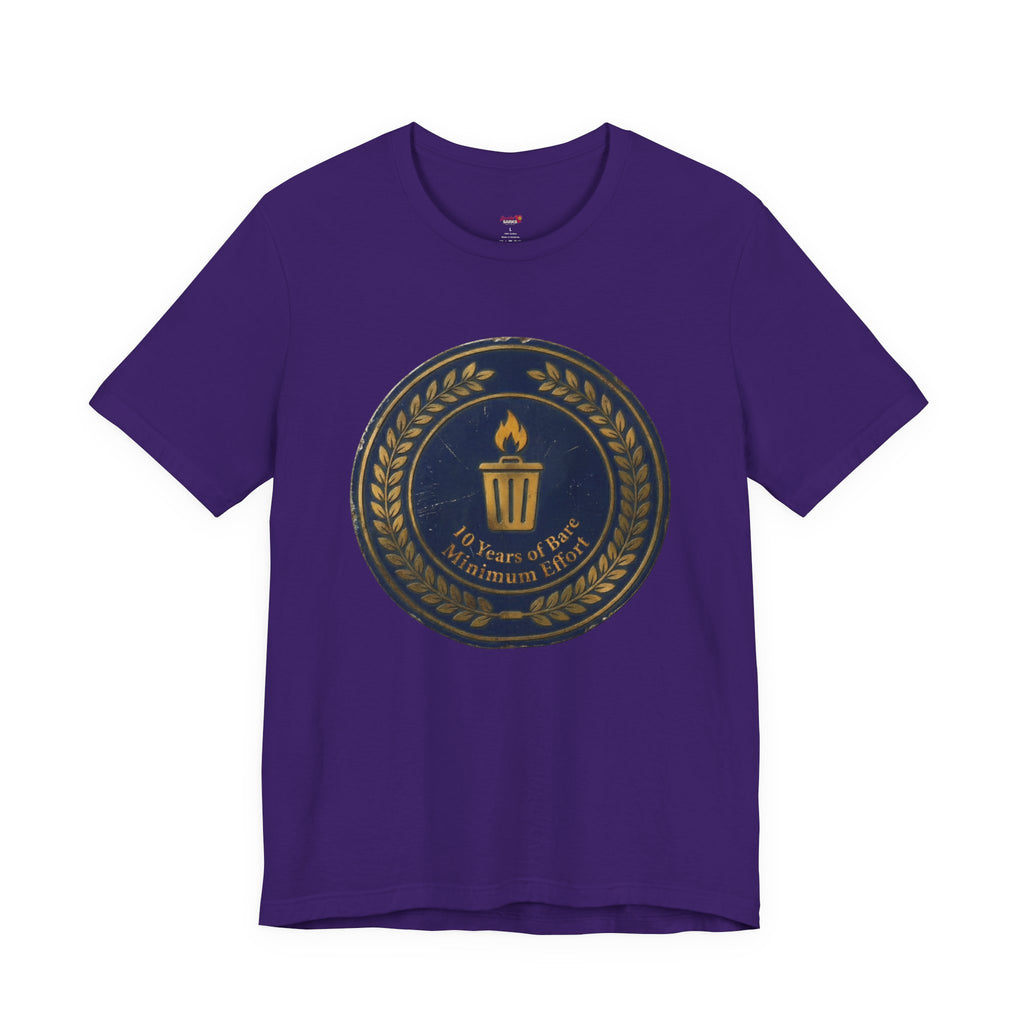 10 Years of Bare Minimum Effort T-Shirt