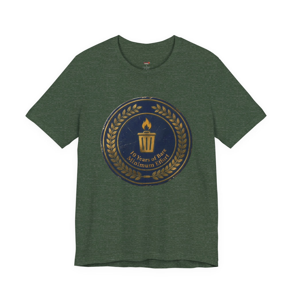 10 Years of Bare Minimum Effort T-Shirt