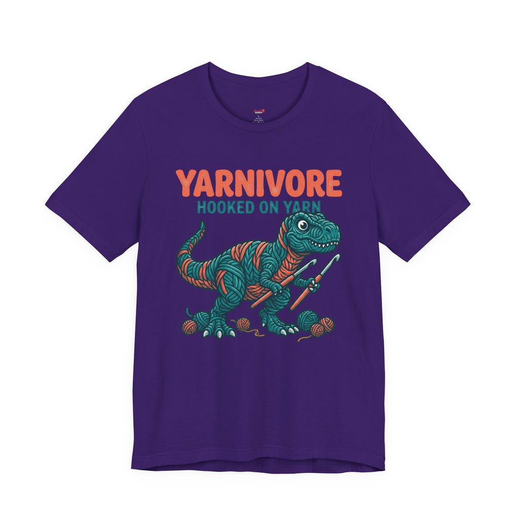 Yarnivore -- Hooked on Yarn T-Shirt