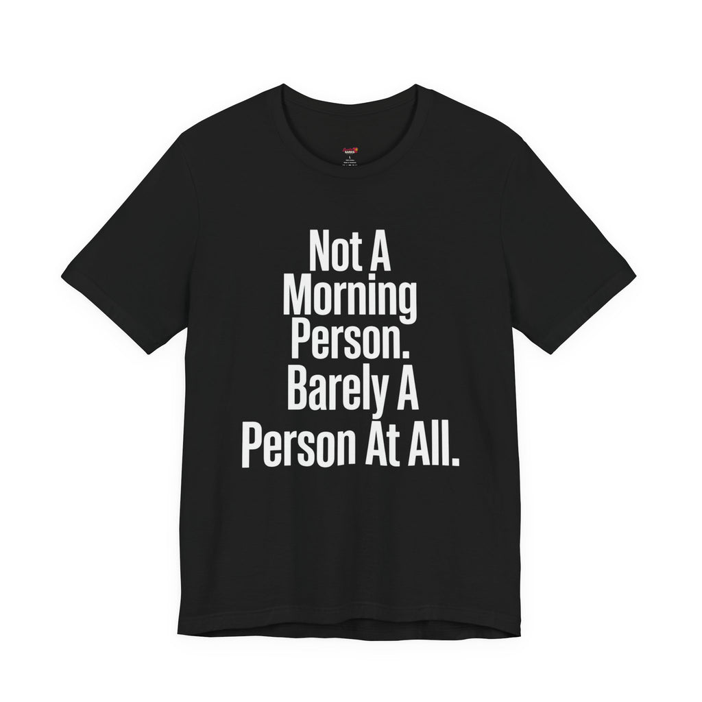 Not a Morning Person or a Person at All T-Shirt