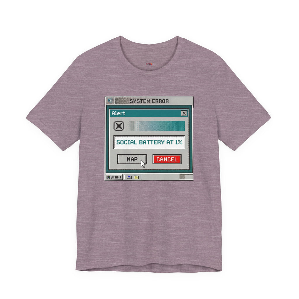 Social Battery at 1% T-Shirt