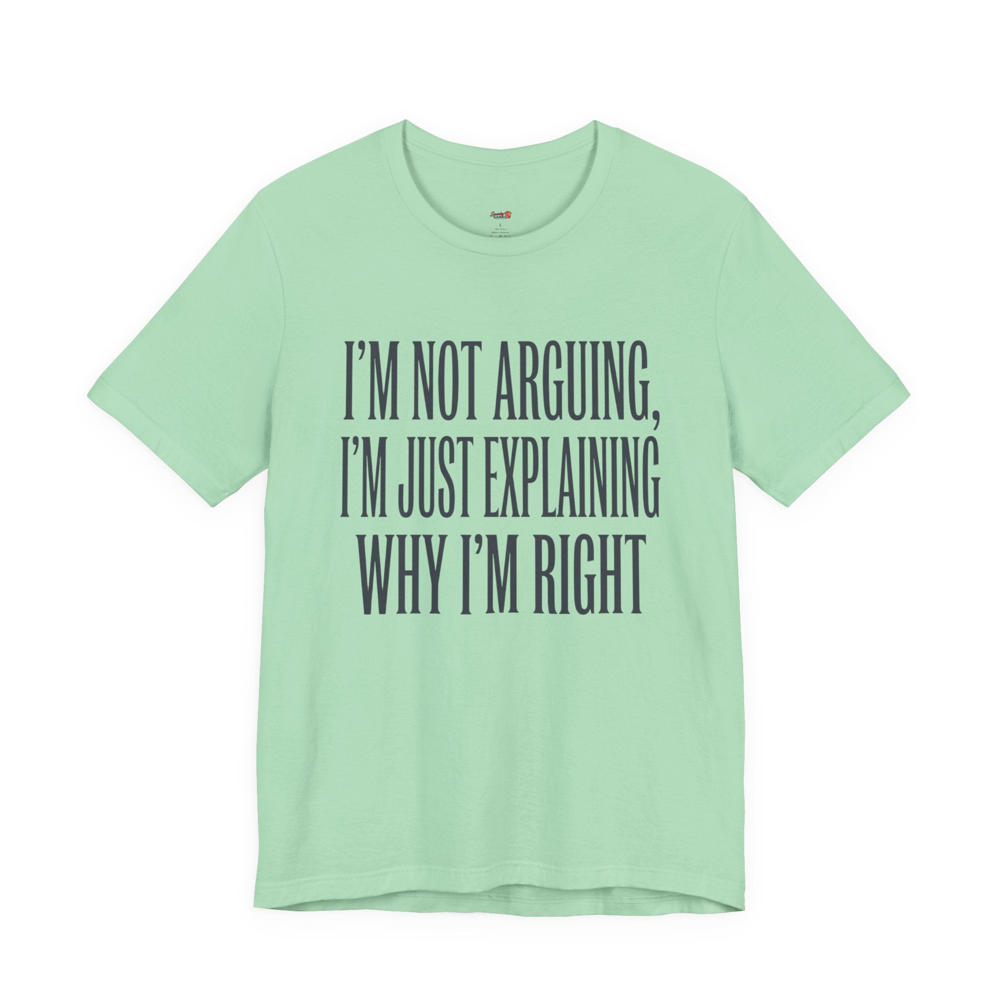 Not Arguing -- Just Explaining Why I'm Right T-Shirt