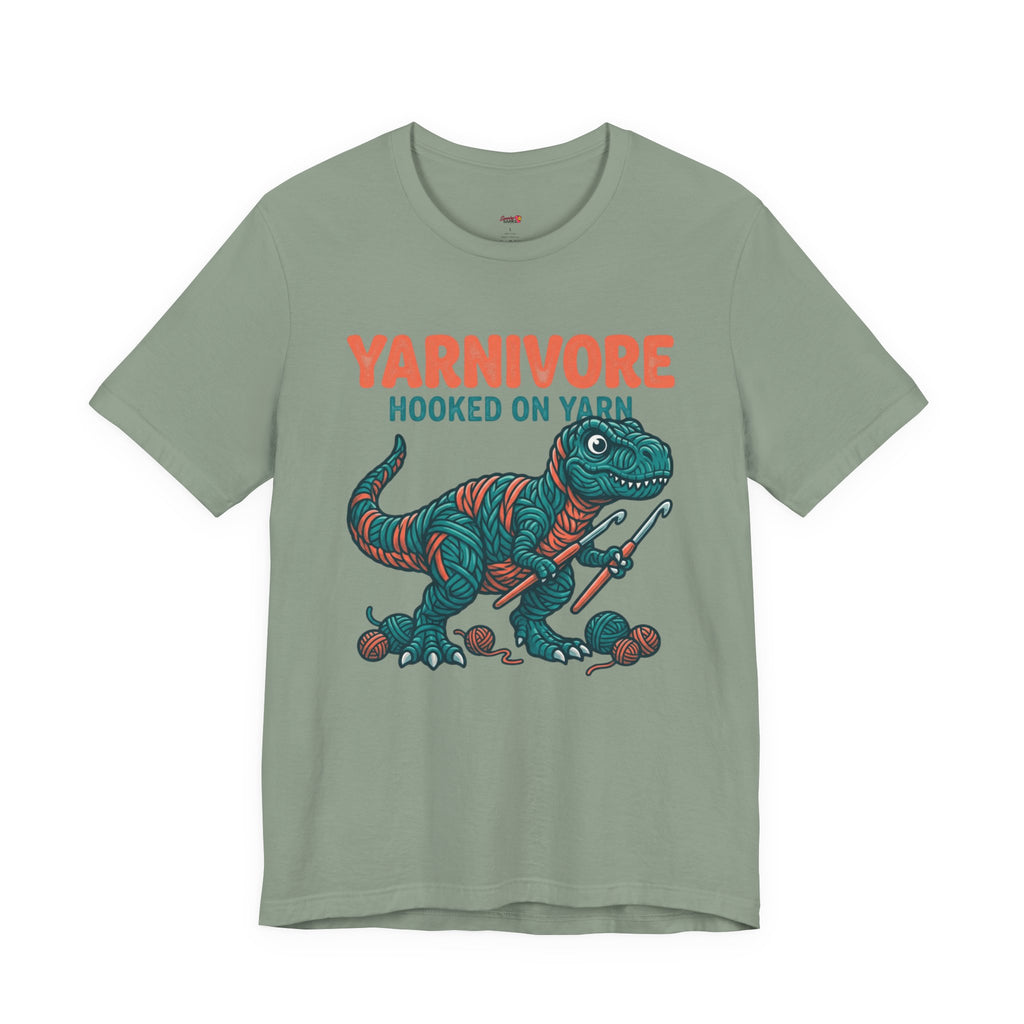 Yarnivore -- Hooked on Yarn T-Shirt