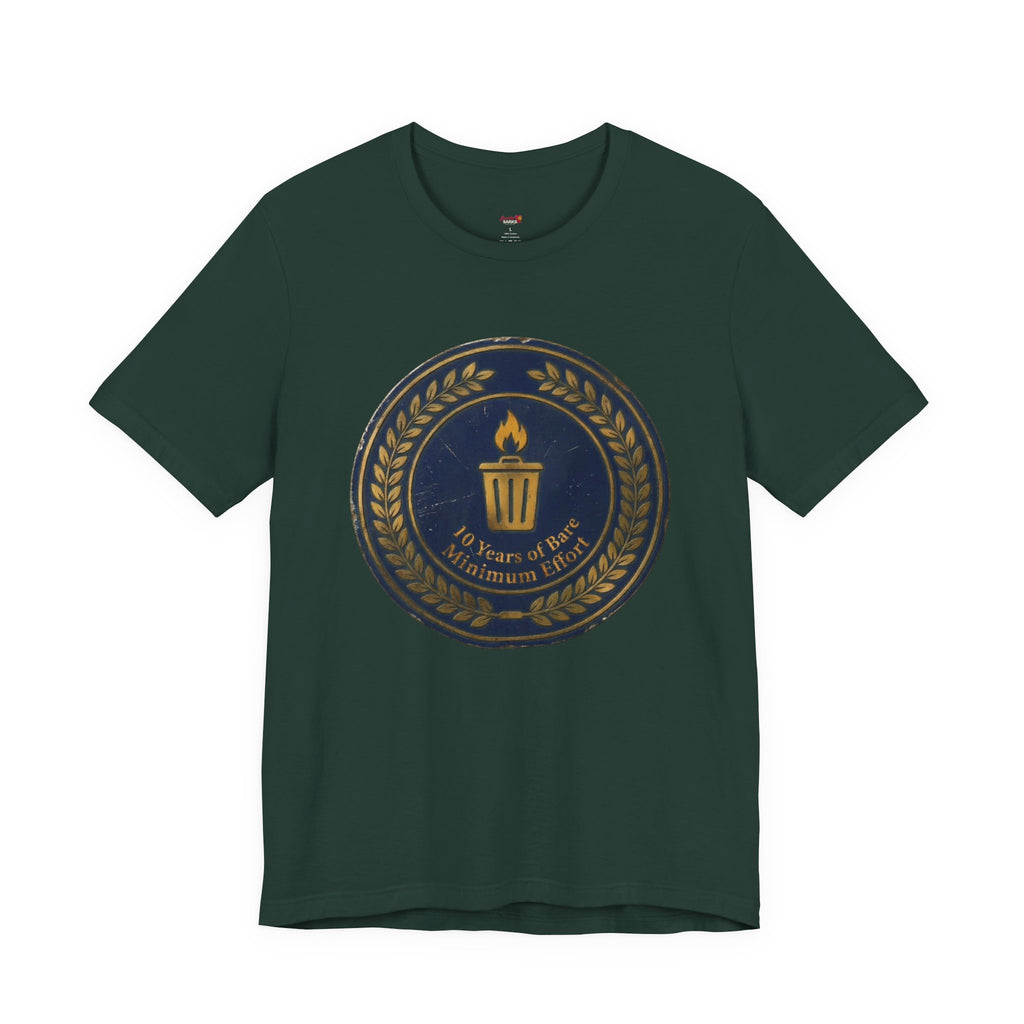 10 Years of Bare Minimum Effort T-Shirt