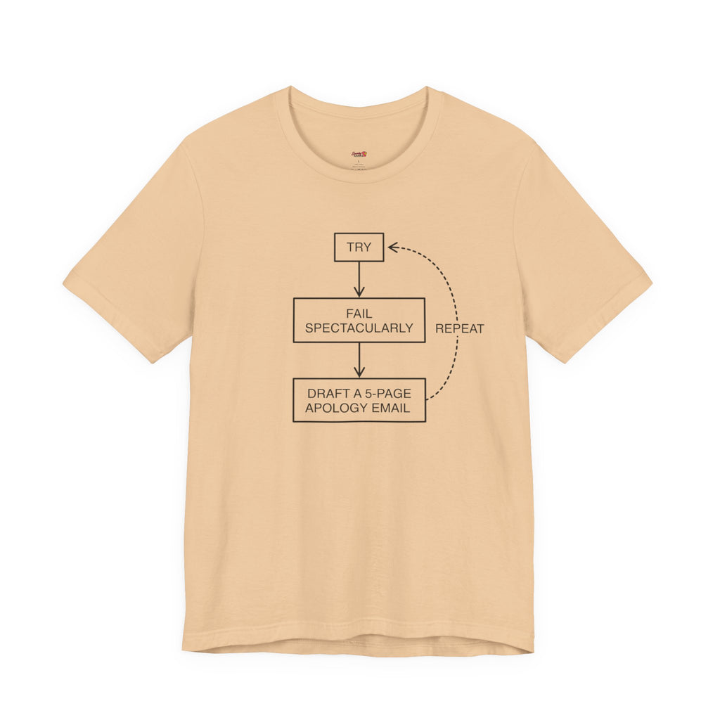 Try, Fail, Send a 5-Page Apology Email  T-Shirt