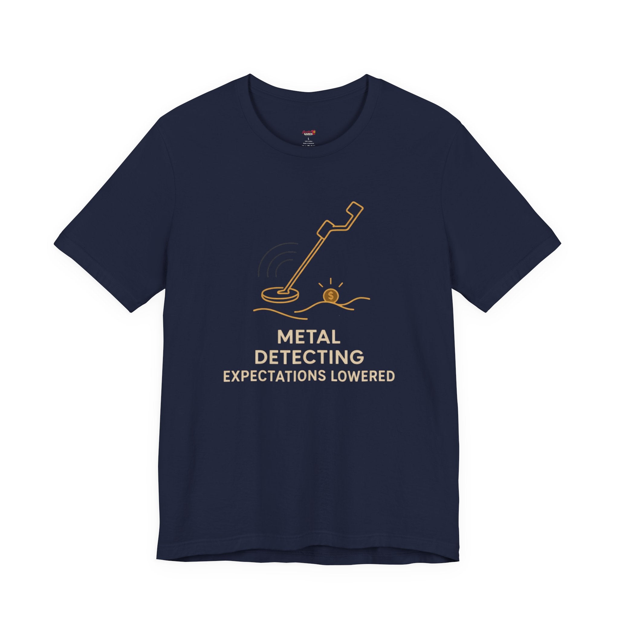 Metal Detecting.  Expectations Lowered.  T-Shirt