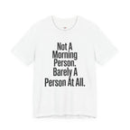 Not a Morning Person or a Person at All T-Shirt