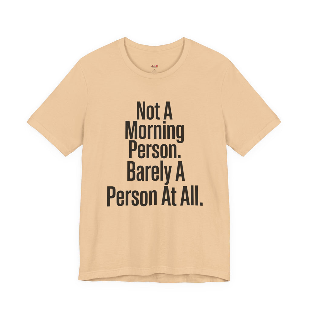 Not a Morning Person or a Person at All T-Shirt