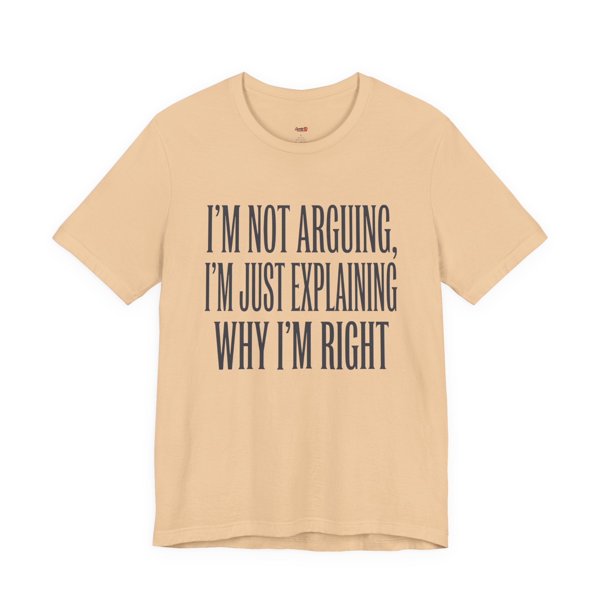 Not Arguing -- Just Explaining Why I'm Right T-Shirt