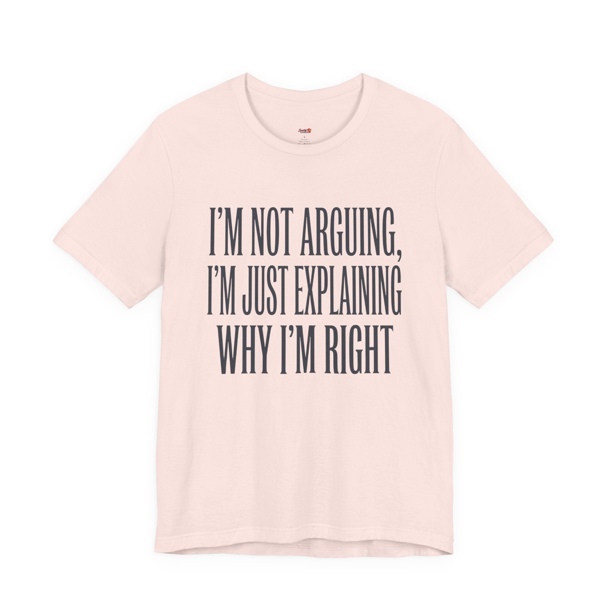 Not Arguing -- Just Explaining Why I'm Right T-Shirt