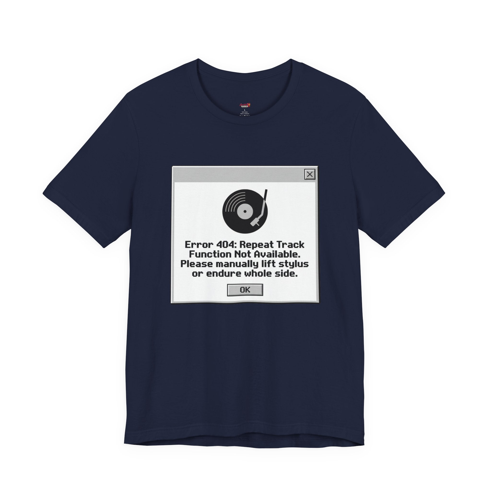 Error 404:  Vinyl Record T-Shirt