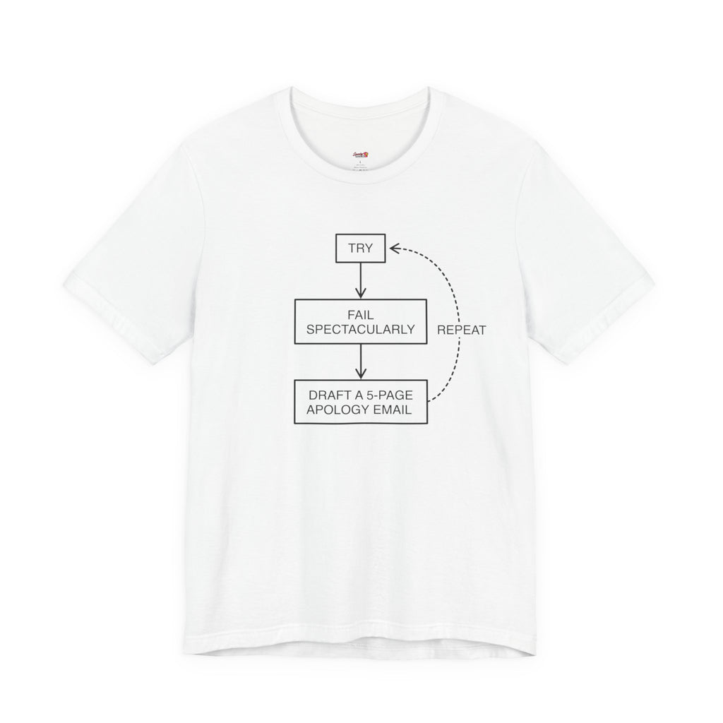Try, Fail, Send a 5-Page Apology Email  T-Shirt