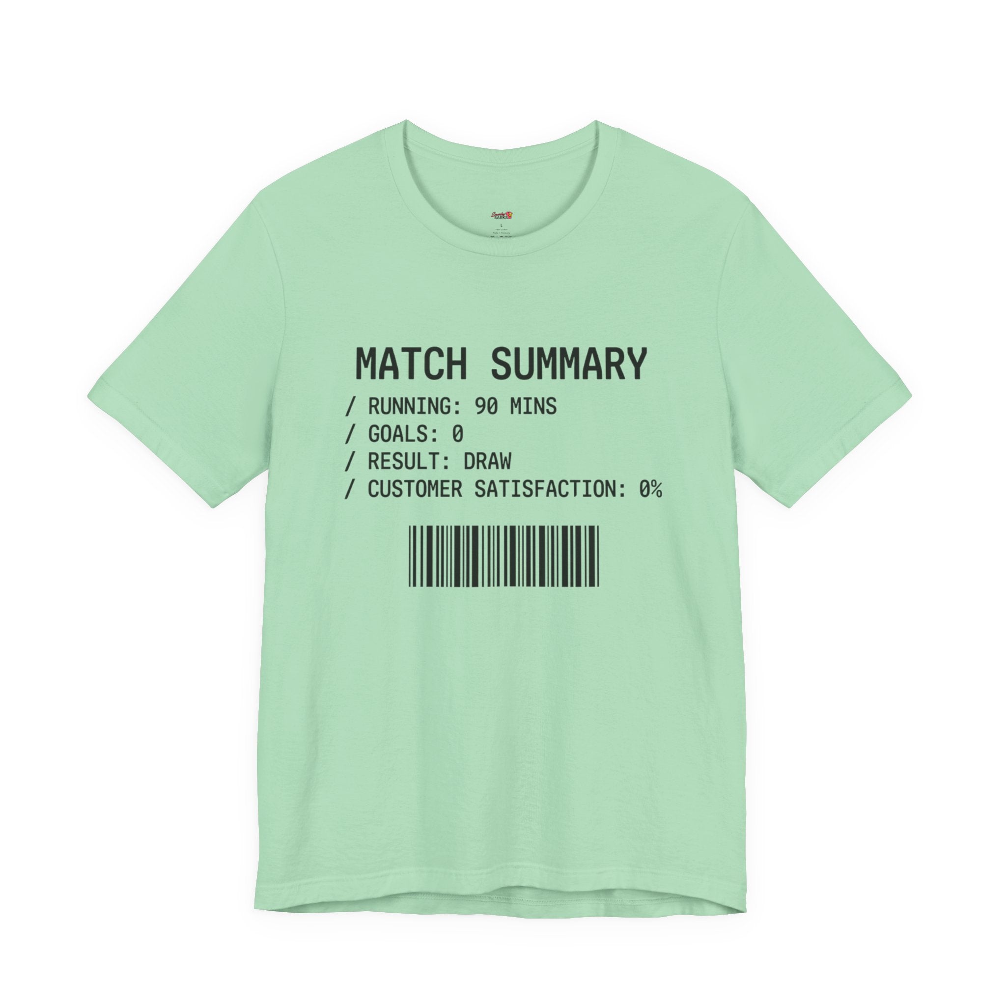 Match Summary -- 0% Satisfaction T-Shirt