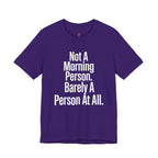 Not a Morning Person or a Person at All T-Shirt