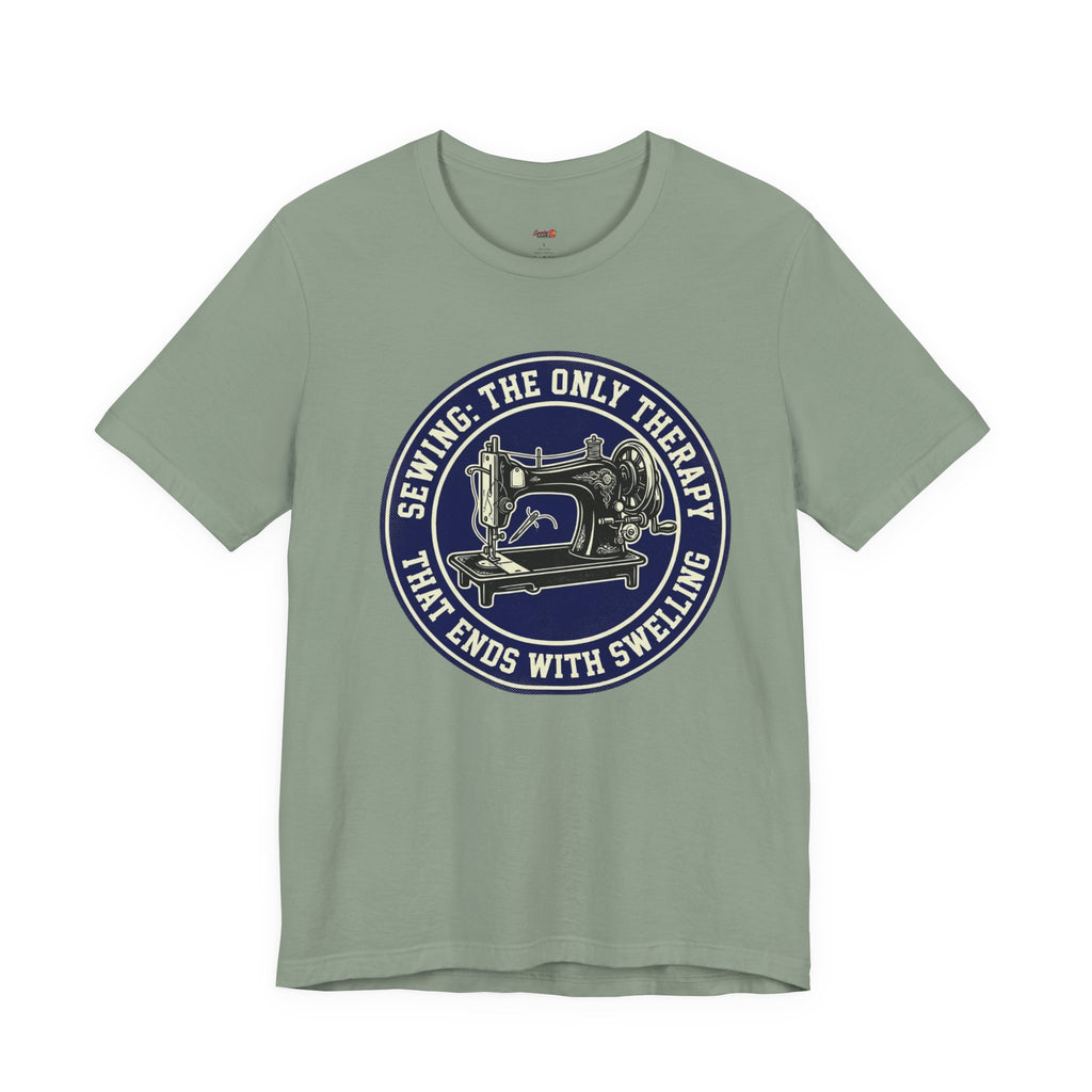 Sewing Ends in Swelling T-Shirt