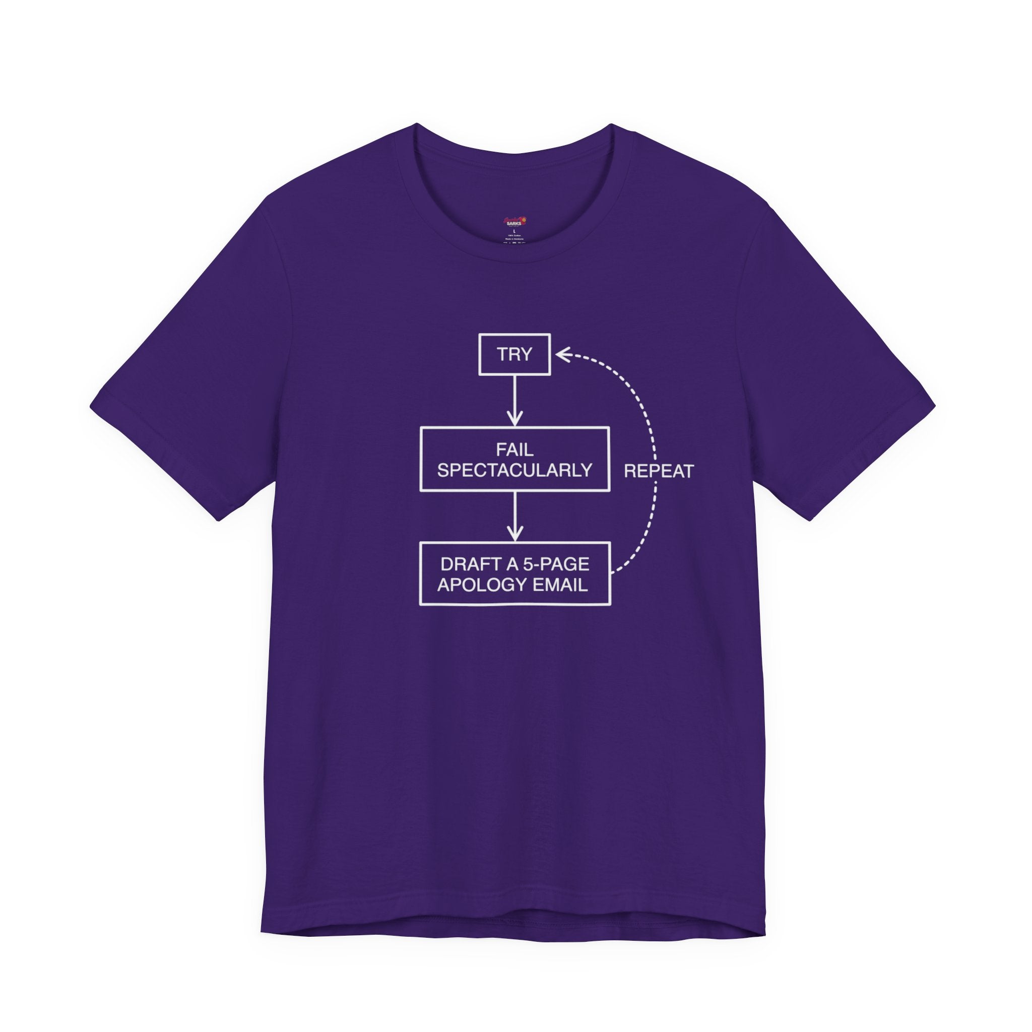 Try, Fail, Send a 5-Page Apology Email  T-Shirt