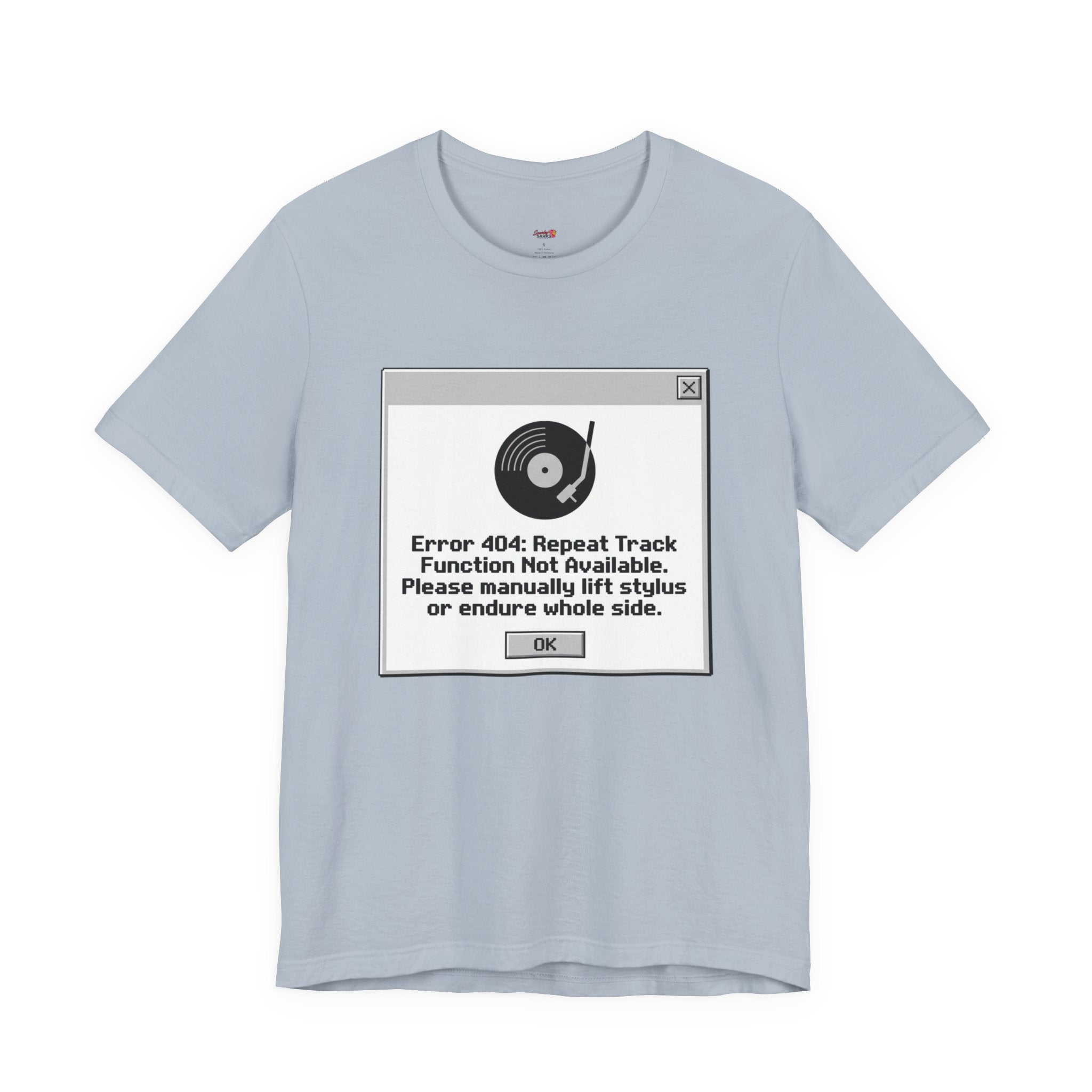 Error 404:  Vinyl Record T-Shirt