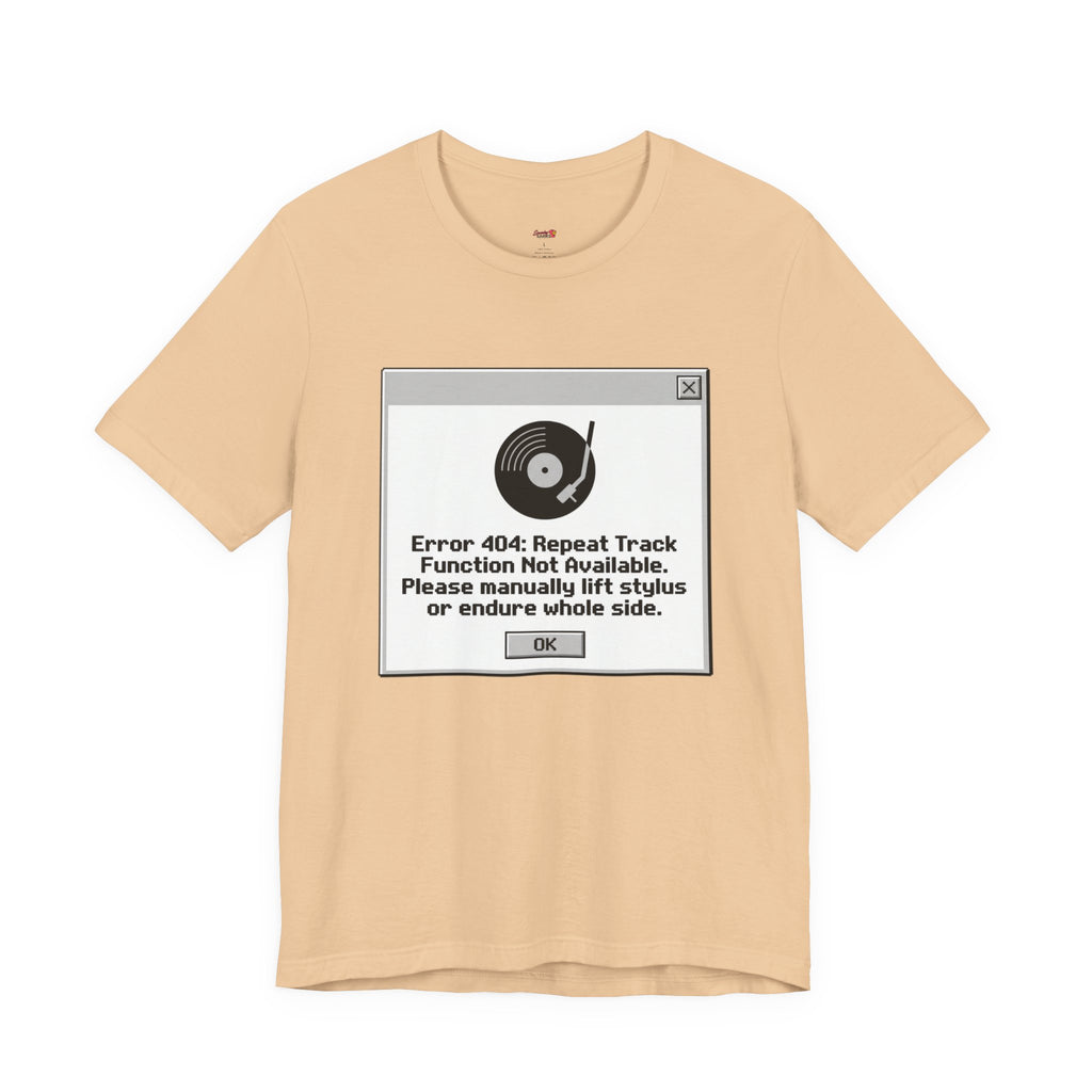 Error 404:  Vinyl Record T-Shirt