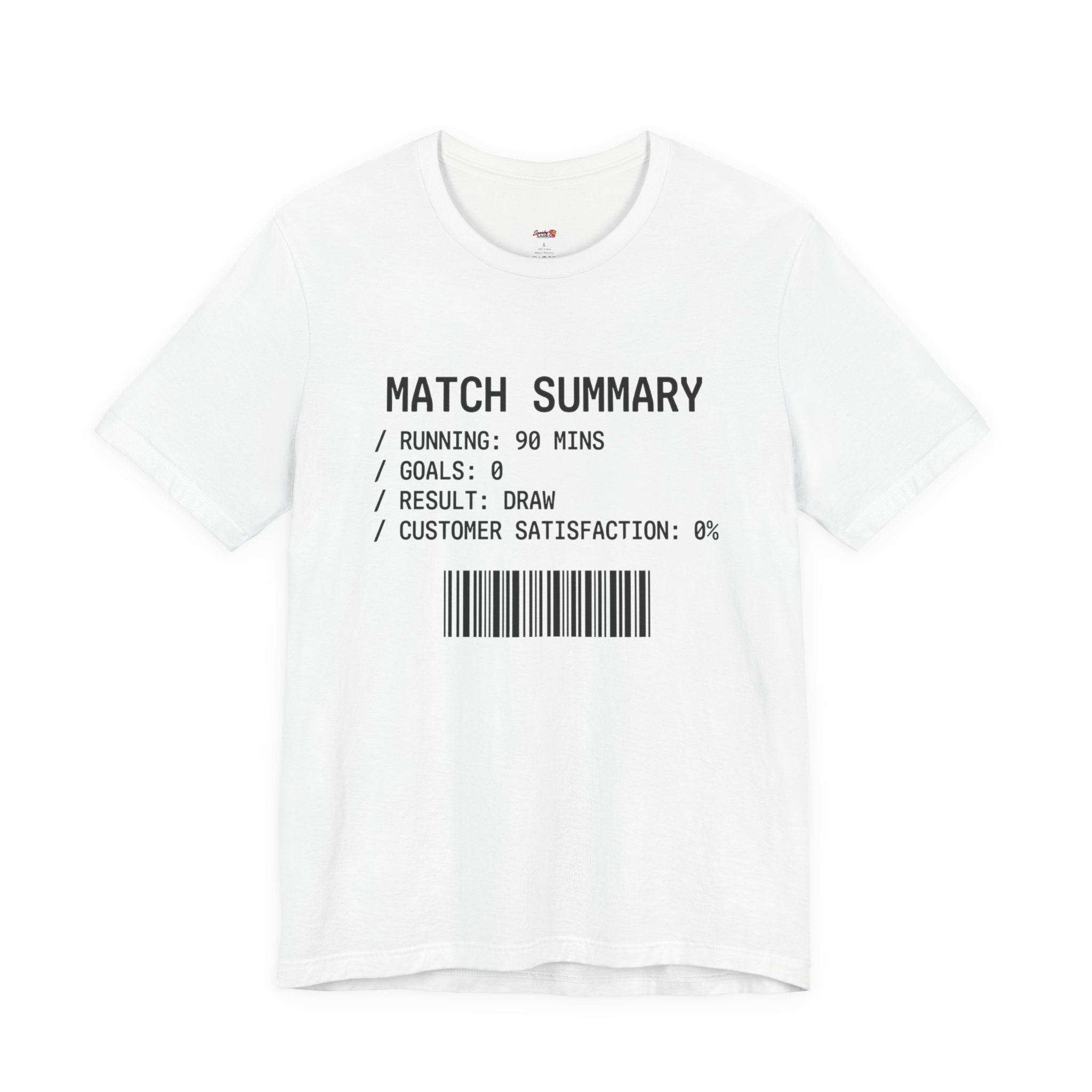 Match Summary -- 0% Satisfaction T-Shirt