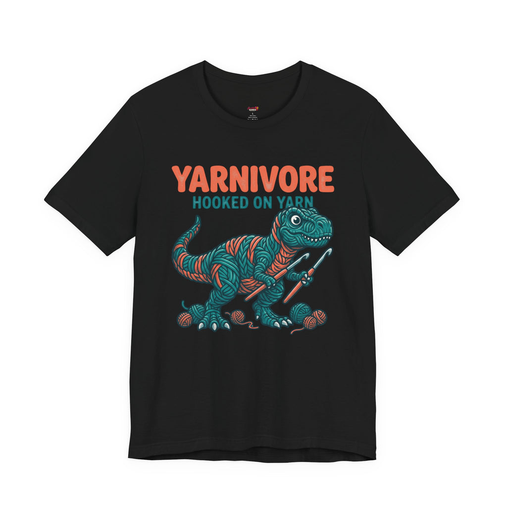 Yarnivore -- Hooked on Yarn T-Shirt