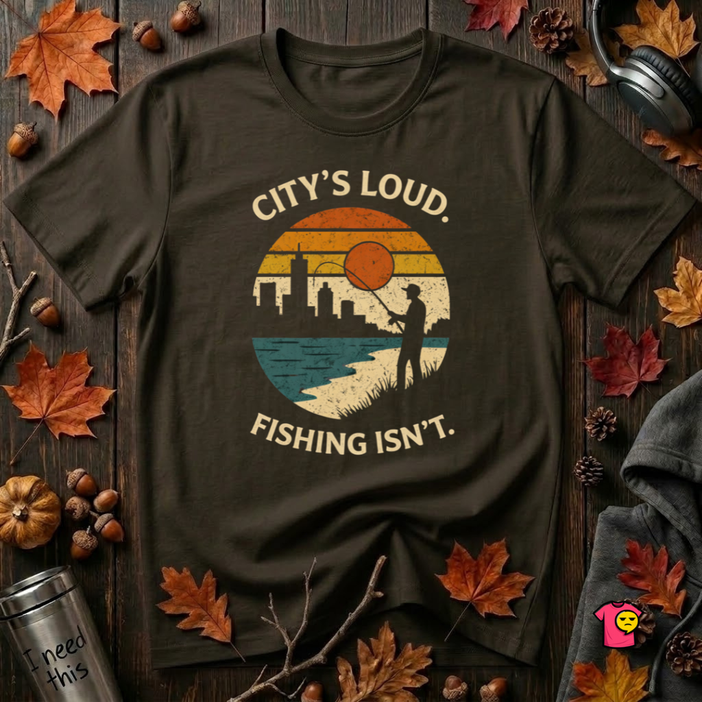 City's Loud.  Fishing Isn't.  T-Shirt