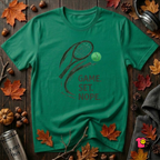 Game. Set. Nope. sarcastic tennis graphic t-shirt in Kelly by Snarky Sarks