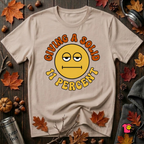 Giving a Solid 11 Percent sarcastic graphic t-shirt in Natural by Snarky Sarks