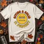 Giving a Solid 11 Percent sarcastic graphic t-shirt in White by Snarky Sarks