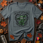 You've Got a Lot of Nerve Venus flytrap t-shirt in Dark Gray by Snarky Sarks