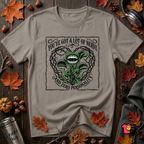 You've Got a Lot of Nerve Venus flytrap t-shirt in Deep Heather by Snarky Sarks