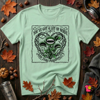 You've Got a Lot of Nerve Venus flytrap t-shirt in Mint by Snarky Sarks