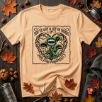 You've Got a Lot of Nerve Venus flytrap t-shirt in Peach by Snarky Sarks