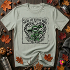 You've Got a Lot of Nerve Venus flytrap t-shirt in Sage by Snarky Sarks