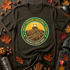 Great Indoors National Park sarcastic graphic t-shirt in Black by Snarky Sarks