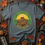 Great Indoors National Park sarcastic graphic t-shirt in Dark Gray by Snarky Sarks